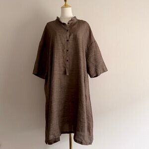 Moyuru Japan oversized Tunic Dress women’s Sz S